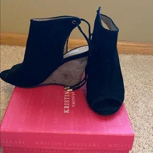Kristin Cavallari Larox Suede Bootie